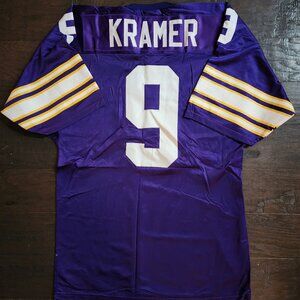 Minnesota Vikings Tommy Kramer purple jersey. Size 46/48  Venus Athletic Wear